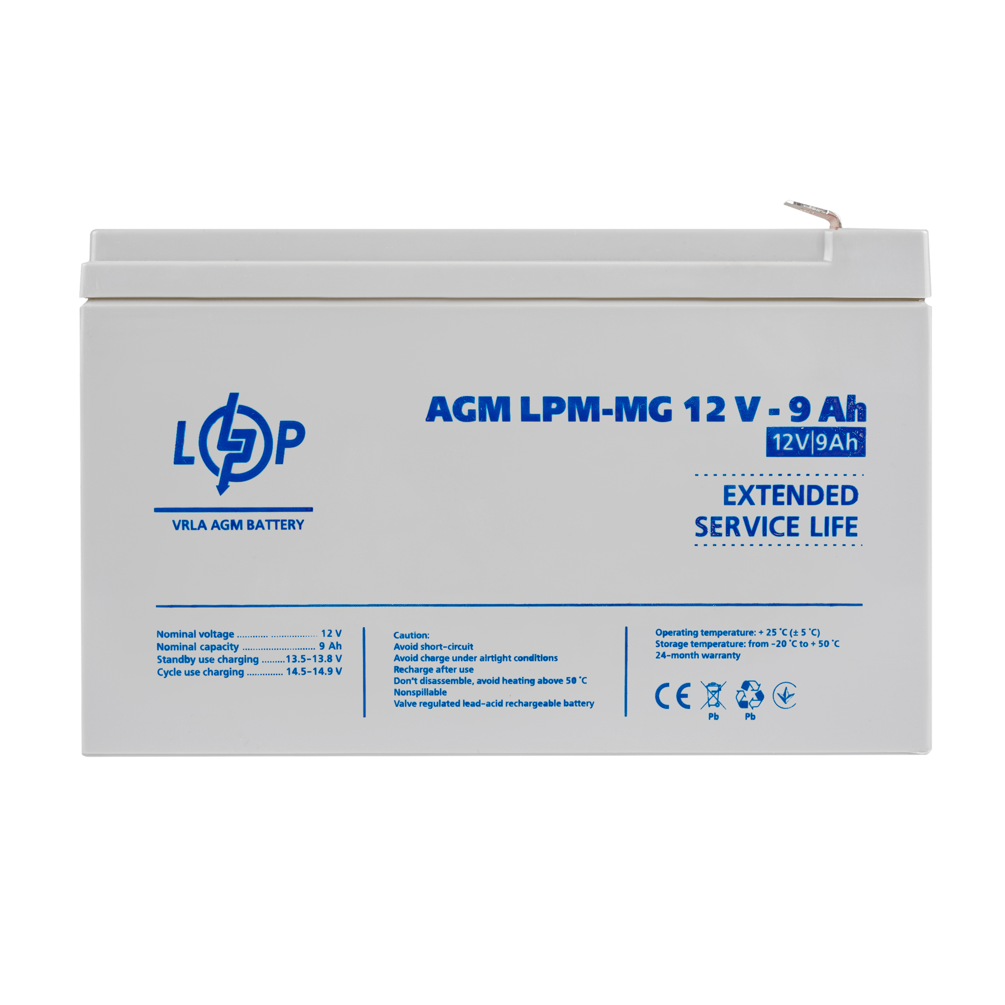 Акумуляторна батарея LP LPМ-MG12- 9АН типу MULTIGEL